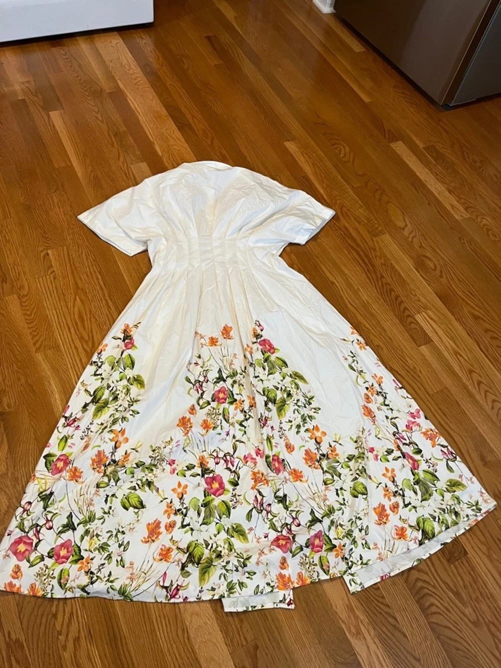 Anthropologie x Exquise The Tobie Button-Front Pleated Shirt Dress Sz Large NWT - Picture 16 of 17